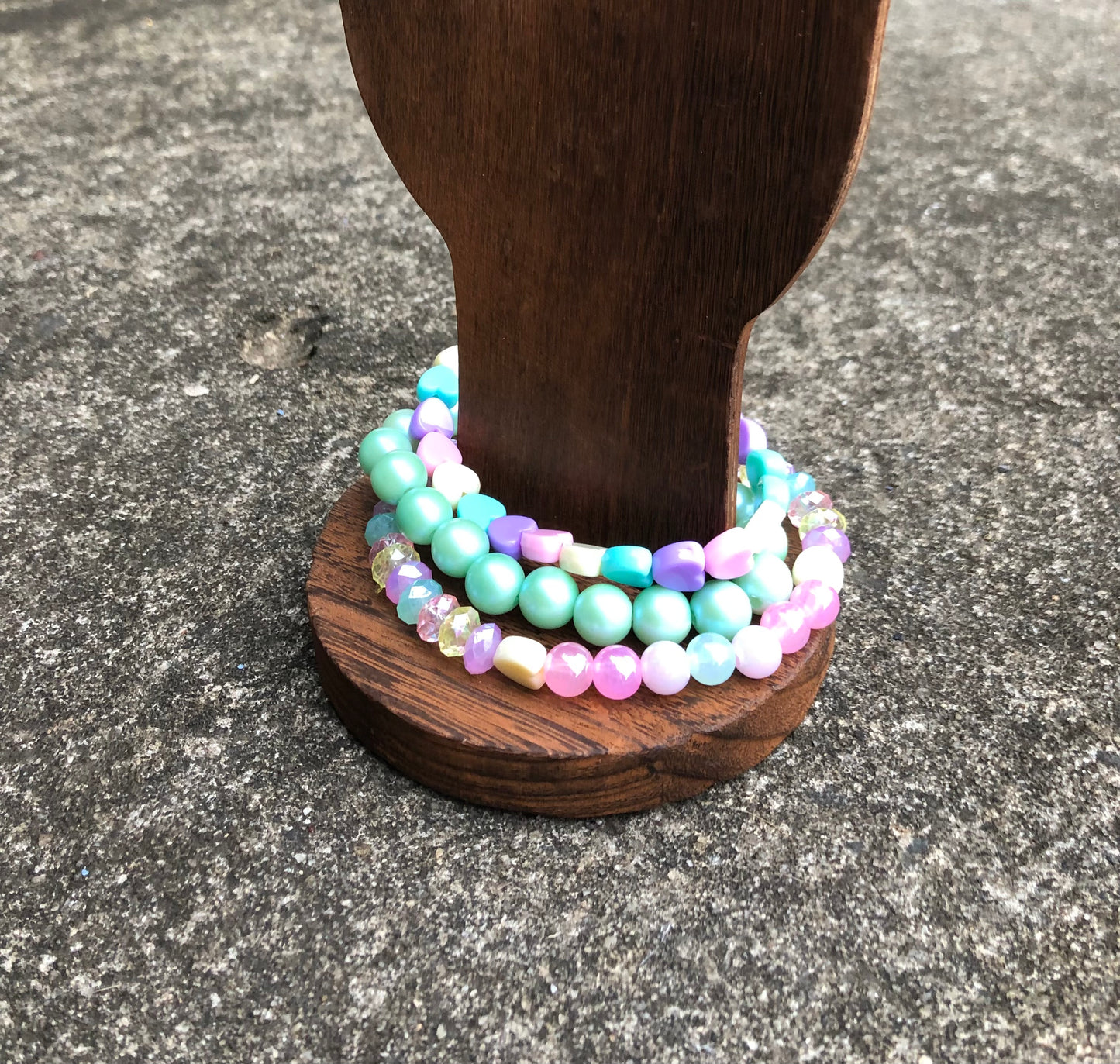 Pastel Peace Bracelet Set