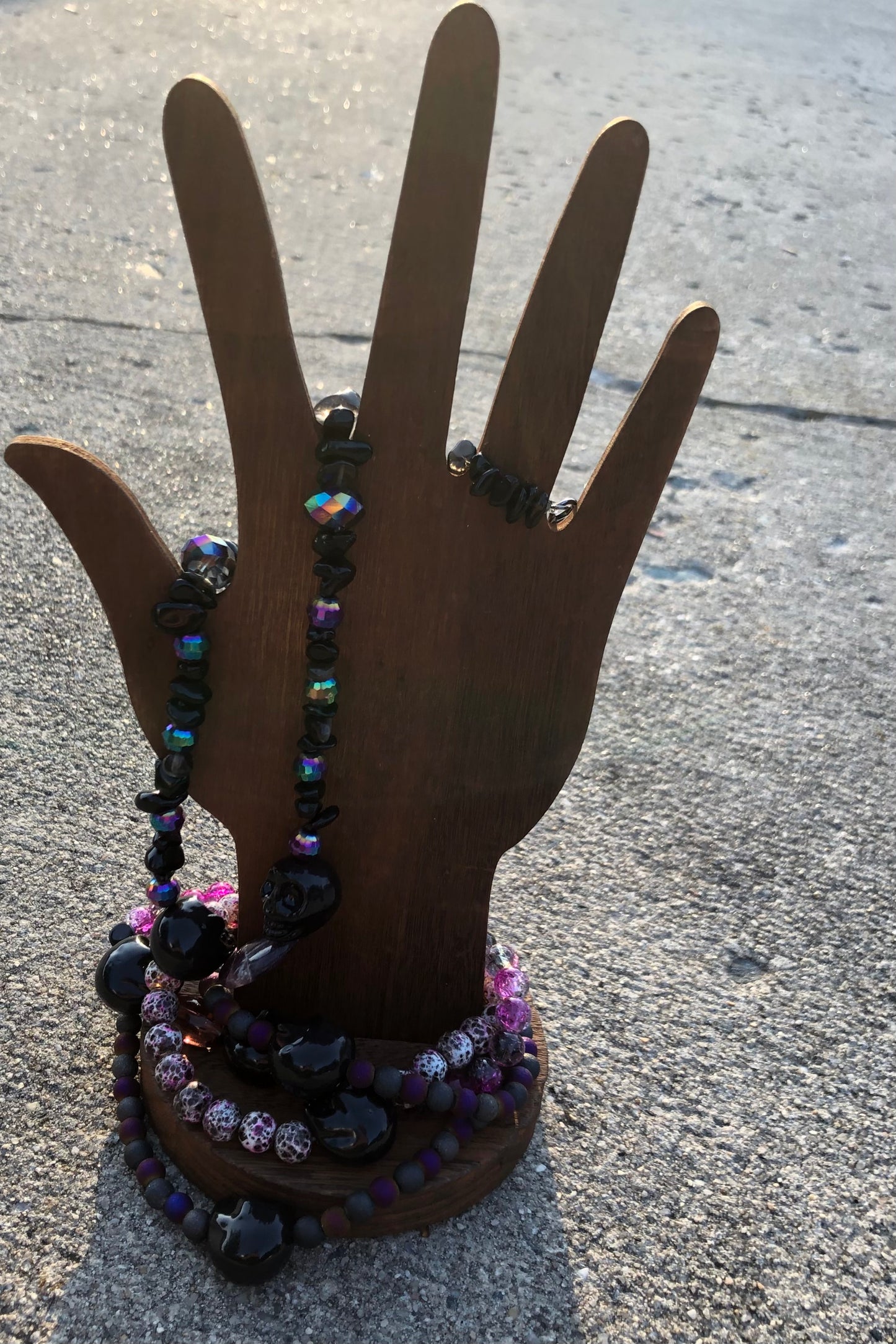 Skull Anklet and Bracelet