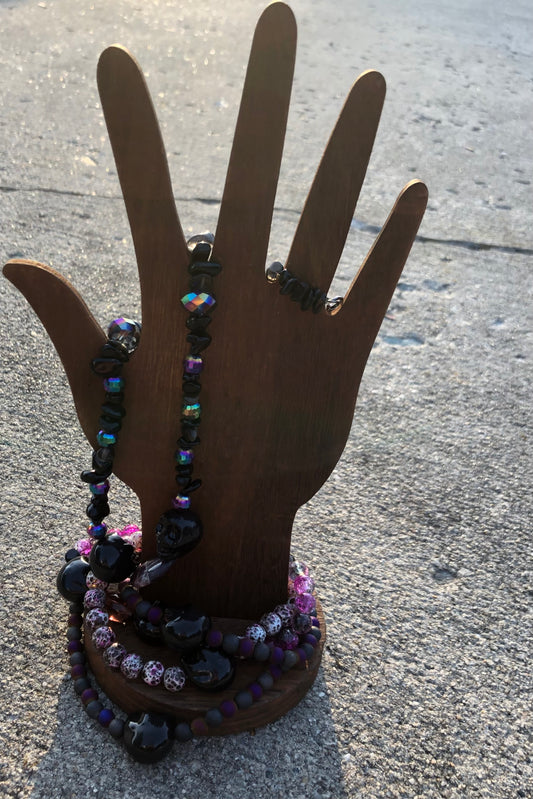 Skull Anklet and Bracelet