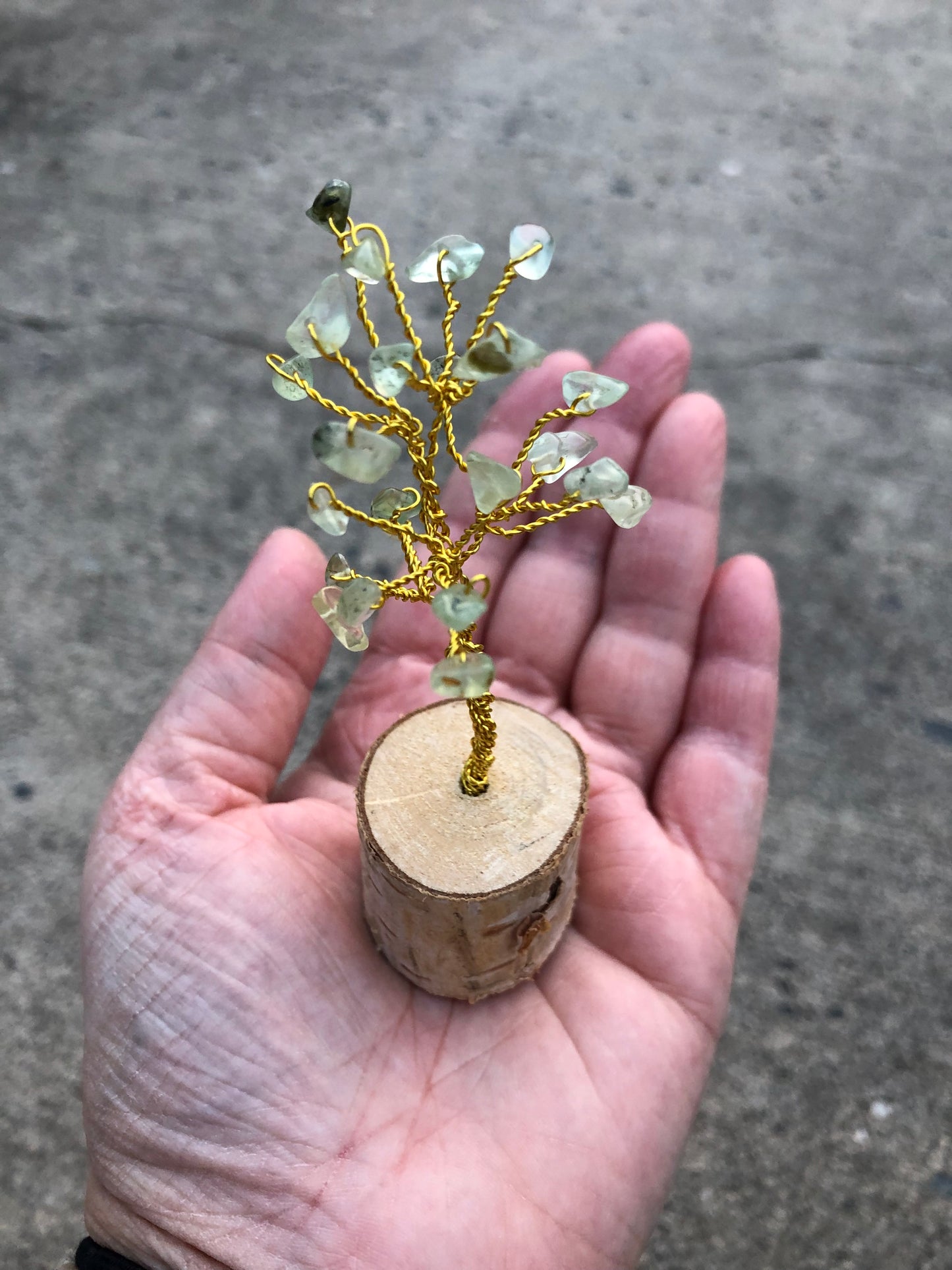 Small Prehnite Tree