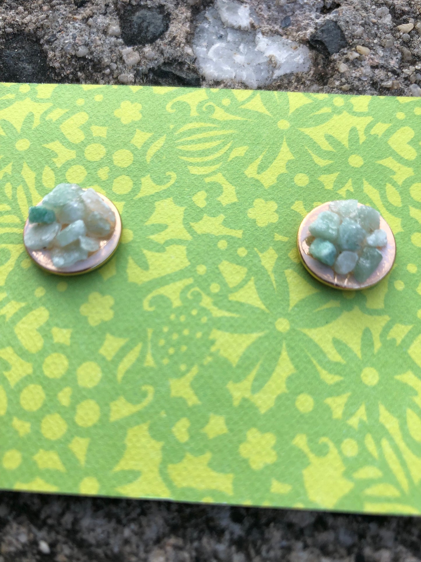 Green Aventurine Hijab Magnets (2 Pack)
