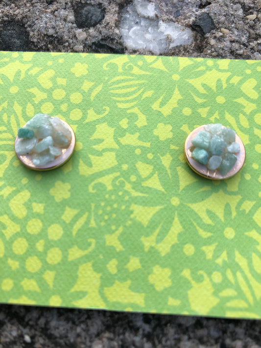 Green Aventurine Hijab Magnets (2 Pack)